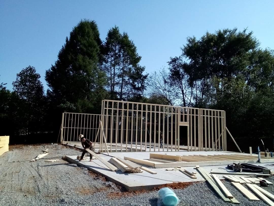 Barndominium under construction