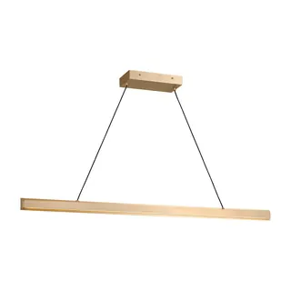 Aro 48 Linear Chandelier, Satin Brass