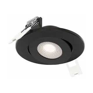 Pivot 2" Integrated LED Adjustable Canless Recessed Light, Black