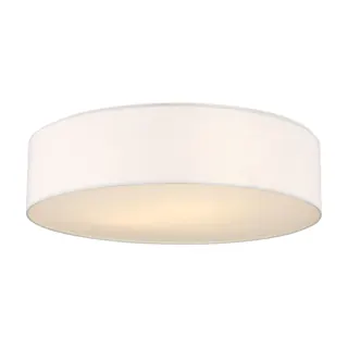 Larson Two Light Flush Mount, Matte White